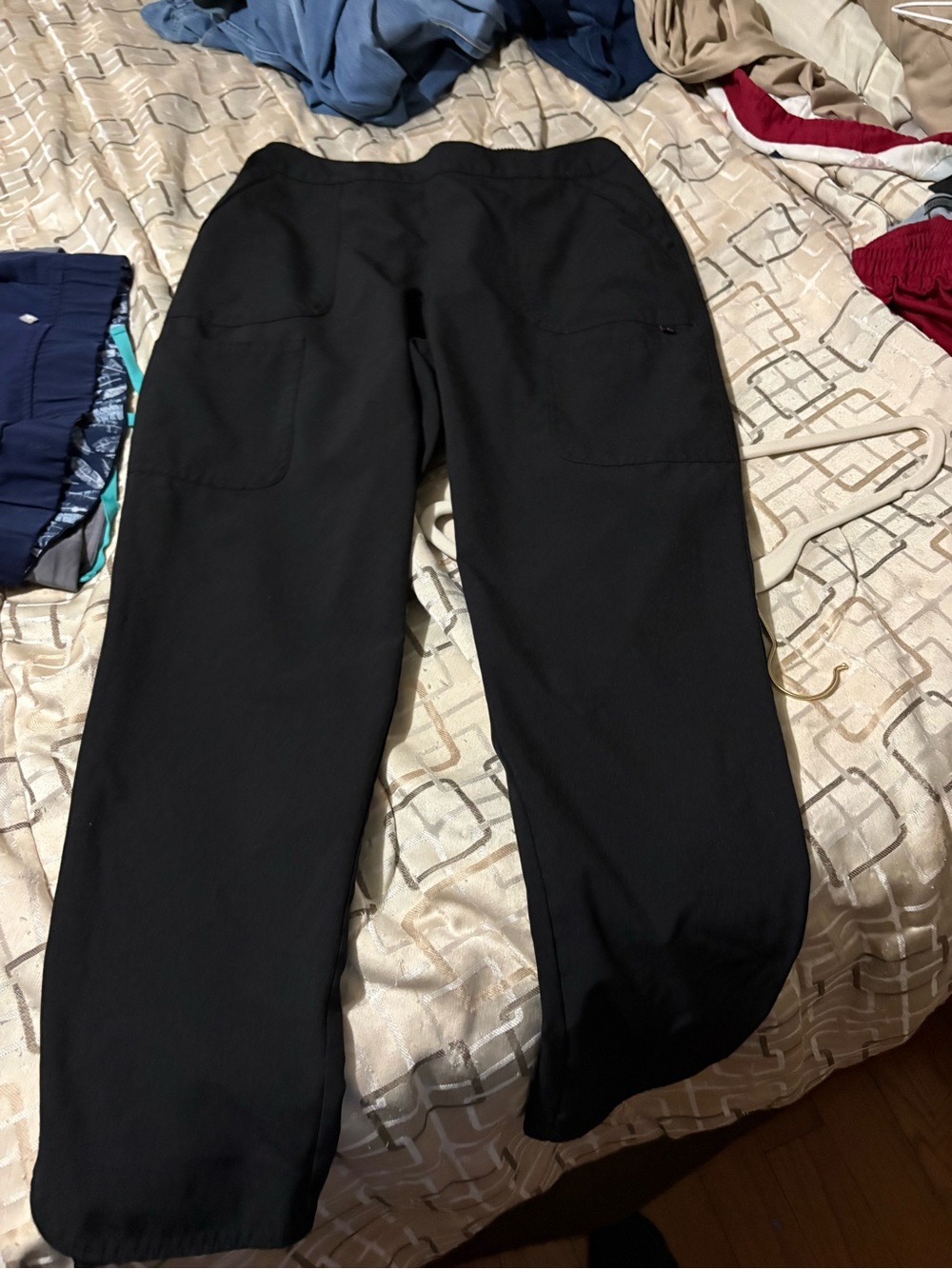 Scrubstar Black Cargo Scrub Pants